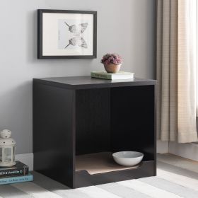 Home Pet End Table with Removeable Mat in Red Cocoa
