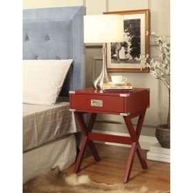 ACME Babs End Table in Red 82820