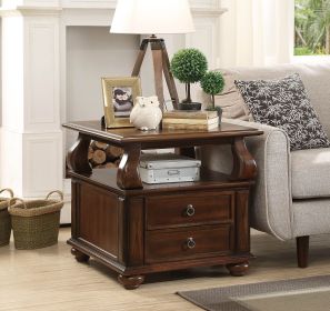 ACME Amado End Table in Walnut 80012