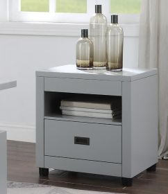 ACME Eleanor End Table, Dove Gray 87107