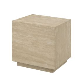 ACME Deon End Table, Beige Travertine LV04246