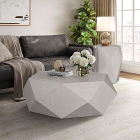ACME Hanniel End Table, White Finish LV02766