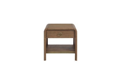 Waterfall End Table - Latte