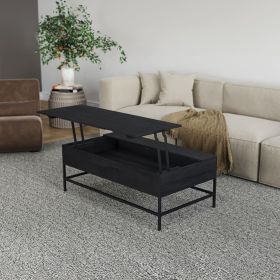 T1105-05 Black Lift Top Coffee Table