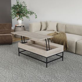 T1105-01 White Lift Top Coffee Table