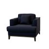 Aspen Navy Linen Chair