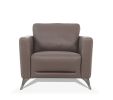 ACME Malaga Chair, Taupe Leather 55002