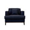 Aspen Navy Linen Chair