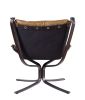 ACME Carney Accent Chair, Coffee Top Grain Leather 59831