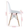 Dining room; living room chair; set of 2; white