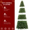 12ft Automatic Tree Structure PVC Material 7794 Tips Christmas Tree Green