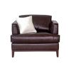 Aspen Brown Top Grain Leather Chair