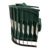 Green and Silver Sofa Chair